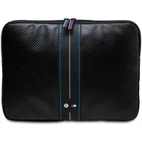 BMW Etui Sleeve BMCS16COMSCAKL 16" czarny/black Carbon Blue Stripes