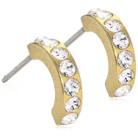 Blomdahl Pendant Brilliance Curved 10 mm Gold
