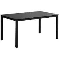 Brafab Rana ruokapöytä 90 x 150 cm musta