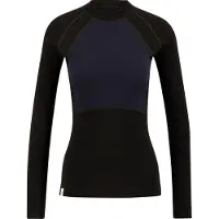 Ulvang Women's Peak Map Crew Baselayer Black/Navy Blue Kerrasto yläosat L