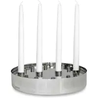 Klong Jubel adventtikynttelikkö Hopea