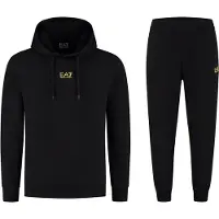 Emporio Armani Overhead Centre Logo Tracksuit - Mens, musta
