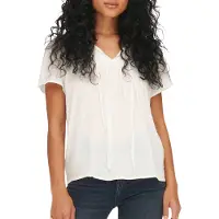 JDY Jdylima Life S/S Top Wvn Noos - White - 38