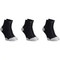 Rogelli Core -juoksusukat 3-pack Musta/Harmaa