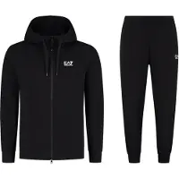 EA7 for man. 8NPV63_PJVRZ Tracksuit Plain black (M), Casual, Sport, Cotton, Multisport, Long sleeve