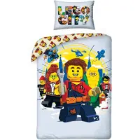 Darymex Lego City vuodevaatteet - 100 prosenttia puuvillaa