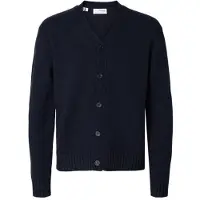 Selected Slmcody Ls Knit Cardigan Noos - Navy - XL
