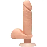 Doc Johnson Täryseinäjäljitelmä The Perfect D 17,7 cm, Vanilla