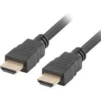Lanberg CA-HDMI-11CC-0005-BK, 0,5 m, HDMI-tyyppi A (vakio), HDMI-tyyppi A (vakio), 3D, 10,2 Gbit/s, Musta