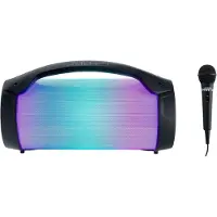 Bigben Interactive PARTYBTPRO Bluetooth-kaiutin karaokamikrofonilla, 75W - Musta