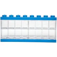 LEGO Minihahmoteline - 16 lokeroa - 38 cm - Sininen - - OneSize - Laatikot