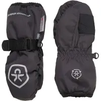 Color Kids Mittens Waterproof - Grey - 8-10Y