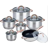 KINGHOFF TERÄSPANNUT 12 EL. KINGHOFF ROSEGOLD KH-1765 KH-1765