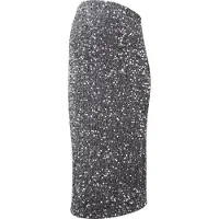 Mamalicious Mlglitter Jrs Skirt Hw - Silver - M