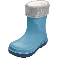 Playshoes Kumisaappaat neonsininen / meleerattu harmaa