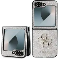 GUESS Samsung Galaxy Z Flip6/Z Flip7 FE 4G Big Metal Logo Hybridikotelo - Pinkki