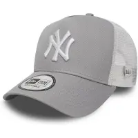 New Era Lippalakki 'Neyyan' vaaleanharmaa / valkoinen