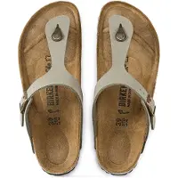 Birkenstock for man. 43391 Gizeh Birko-Flor Sandals (Regular Fit) grey (38), Flat, None, Casual