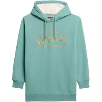 Superdry Luxe Metallic Logo Pitkähihainen Lyhyt Mekko