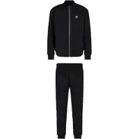 EA7 for man. 8NPV56_PJ4EZ Premium black shawl (S), Casual, Sport, Multisport, Polyester