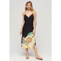 Superdry Printed Slip Hihaton Pitkä Mekko