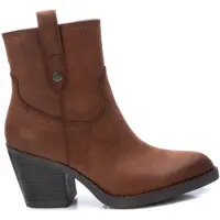 Refresh for woman. 17148801-CAMEL Ankle boots 171488 brown -Heel height: 8cm (39), 5 to 8 cm, Zip, Casual