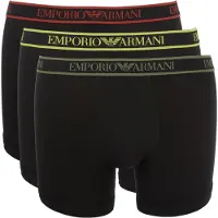 Emporio Armani Bokserishortsit monivärinen / meleerattu musta
