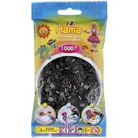 HAMA Beads Beads to Plate Hama Midi Black 1000pcs 207-18