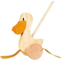 Goki Wooden Push Figure Pelican