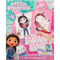 Gabby's Dollhouse Felt Art Coloring Book