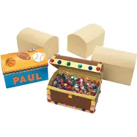 Colorations - Decorate your own Treasure Chest Set of 12
