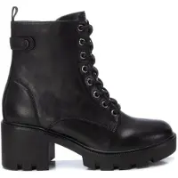 Xti for woman. 14298301-NEGRO Ankle boots 142983 black (38), 5 to 8 cm, Laces, Zip, Casual
