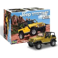 Revell USA LLC Muovimallisarja Jeep Wrangler Rubicon 12 vuotta ja vanhemmat, keltainen