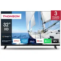 Thomson 32" HD Google TV 32HG2S14, musta