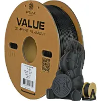 PrimaCreator PrimaValue PLA+ -filamentti 3D -tulostimeen, 1.75 mm, tummanharmaa
