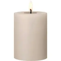Ester & Erik LED-pöytäkynttilä 22 Linen Grey, 10 cm