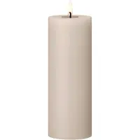 Ester & Erik LED-pöytäkynttilä 22 Linen Grey, 20 cm