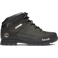 Timberland for man. TB06361R0011 Euro Sprint Hiker Leather Ankle Boots Black (45), Flat, Laces, Casual, Sport, Outdoor