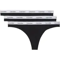 Calvin Klein Underwear Stringit musta / valkoinen