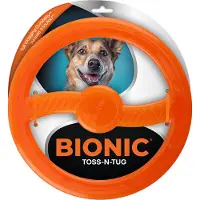 Bionic Toss-n-tug Ringo puruluu koirille, 22,7 cm