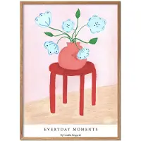 Poster & Frame - Camilla Bergqvist Juliste 50x70 cm Red stool