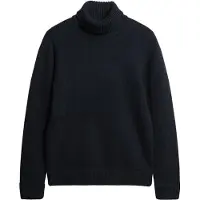 Superdry for man. M6110593A Turtleneck jumper Merchant Store (XXL), Casual, Acrylic, Long sleeve, Navy