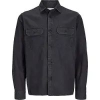 Jack & Jones Paita 'JJETravis' musta denim