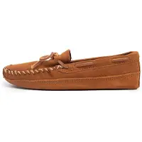 Minnetonka Mokkasiinit 'Doublebottomfleece' ruskea