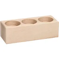 Playwood - Tealight holder Rectangle Beechwood