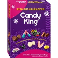 Usorteret CandyKing 600 g Irtokarkit joulukalenteri
