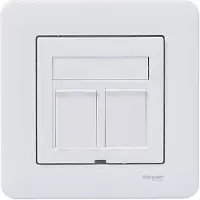 Schneider ELECTRIC EXXACT DATARASIA EXXACT VALKOINEN + ACTASSI 2XCAT6 UTP (WDE002424)