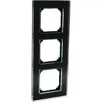 Schneider ELECTRIC EXXACT SOLID 3-OSAINEN KEHYS LASI MUSTA (WDE004853)