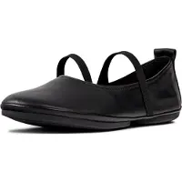 Camper for woman. K201643-002 Leather Ballerinas Right Nina black (41), Flat, None, Casual