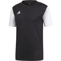 Adidas Toiminnallinen paita 'Estro 19' musta / valkoinen